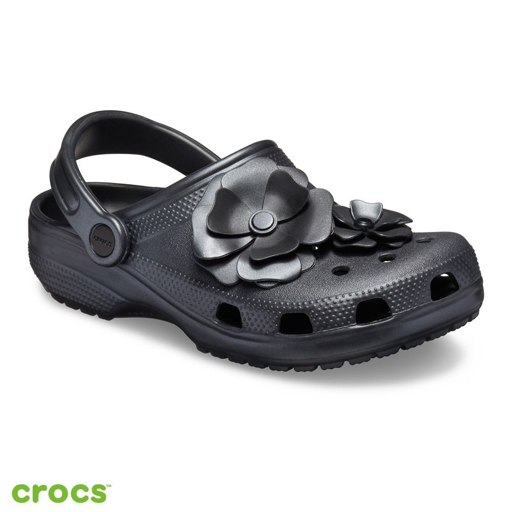 Crocs 卡駱馳 (中性鞋) 經典花朵克駱格 205587-001