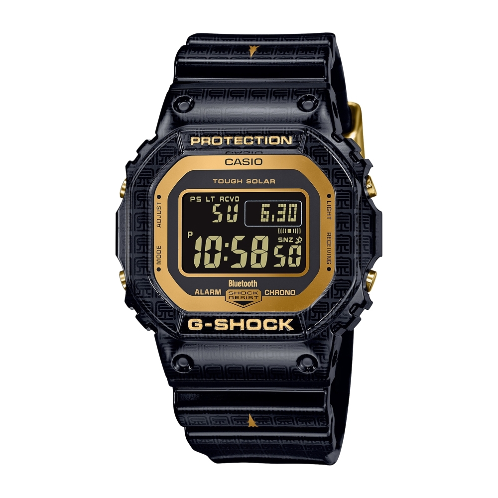 CASIO卡西歐 G-SHOCK 電波 藍牙 太陽能電力 智威並昭 馬超 三國五虎將系列 GW-B5600SGM-1_42.8mm