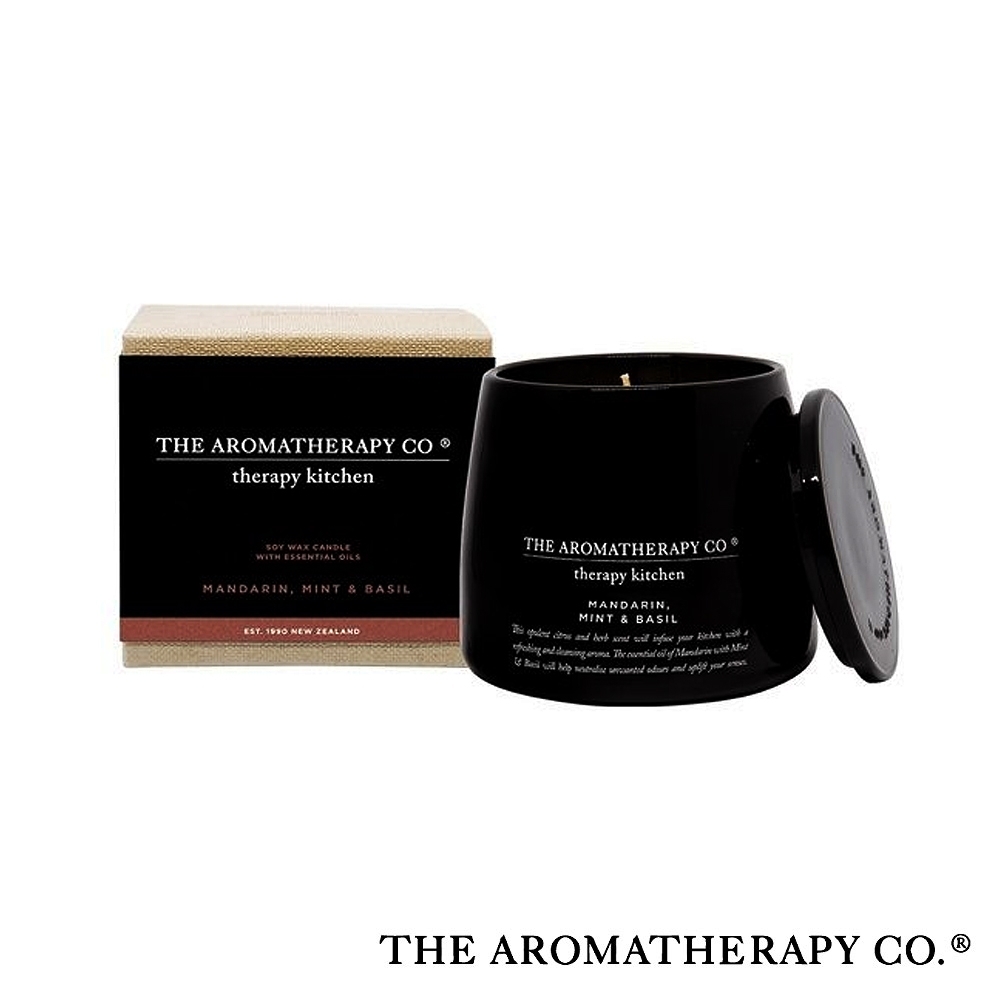 The Aromatherapy Co. 紐西蘭天然香氛 Therapy Kitchen系列 柑橘蘿勒 Mandarin Mint & Basil 260g 香氛蠟燭