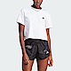 Adidas W BLUV Q3 CRO T [IA3161] 女 短袖 短版 上衣 T恤 運動 休閒 寬鬆 舒適 白 product thumbnail 1