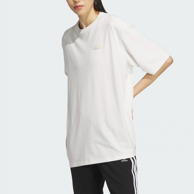 adidas 愛迪達 上衣 女款 短袖上衣 運動 三葉草 OD TEE 2 白 IK8614