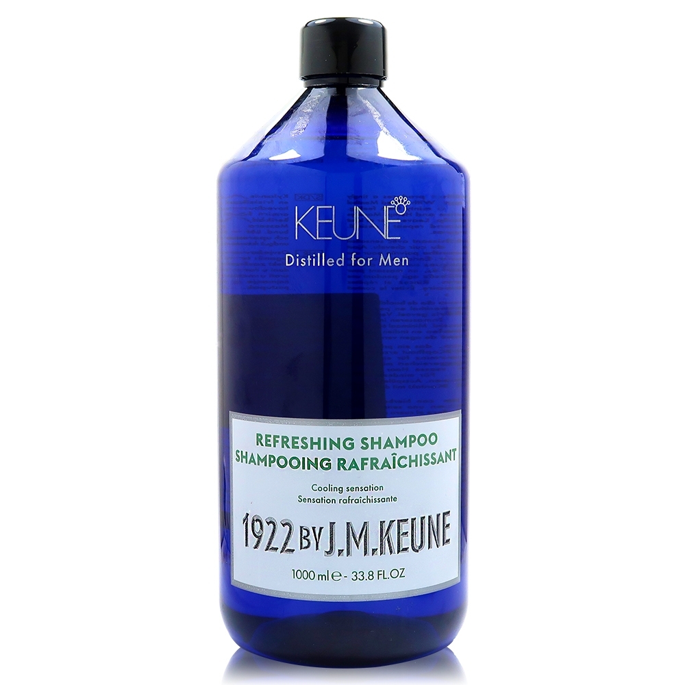 KEUNE 1922紳藍 薄荷涼感洗髮精 1000ML