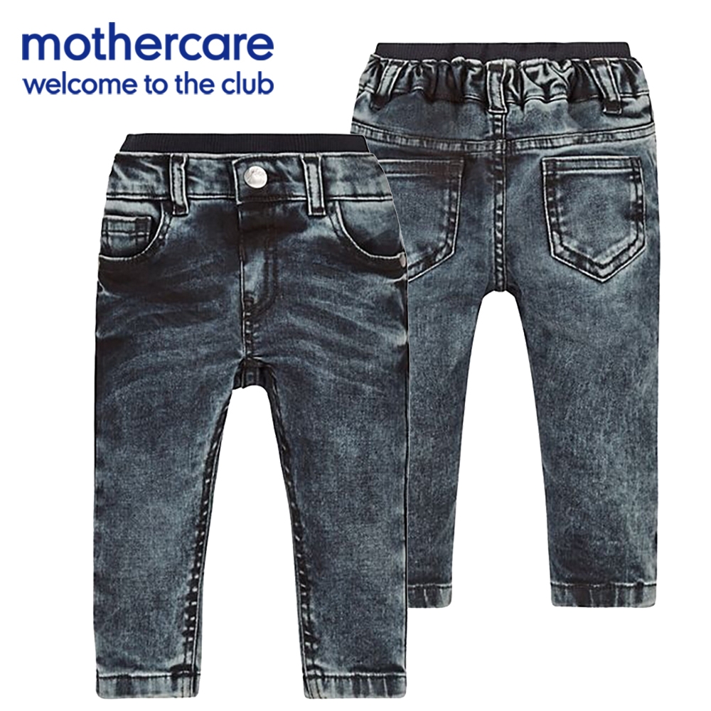 mothercare 專櫃童裝 黑藍色直管牛仔褲/長褲 (9-24個月)