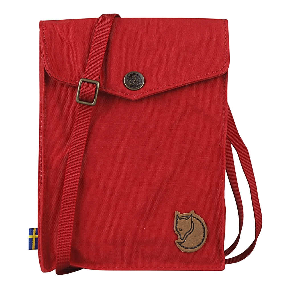 Fjallraven 瑞典北極狐 Pocket 旅行護照隨身袋(紅色)