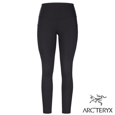 ARCTERYX 始祖鳥 女 Essent 彈性耐磨透氣高腰內搭長褲_黑