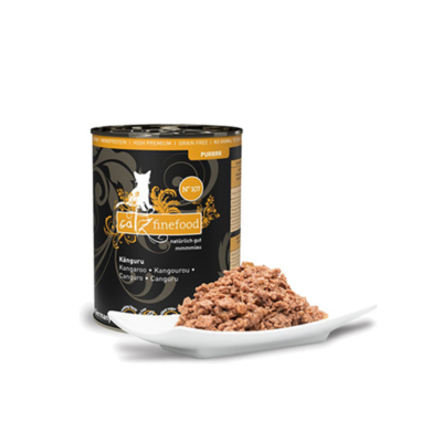 德國CATZ凱茲-單一純肉低敏No.107袋鼠無穀主食罐 400g Catz finefood貓專用主食罐 x 12入組(購買第二件贈送寵物零食x1包)