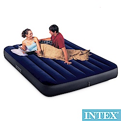 INTEX 經典雙人(新款FIBER TECH)充氣床墊-寬137cm(64758)