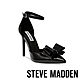 STEVE MADDEN-KALLIE 鏡面蝴蝶結繞踝尖頭高跟鞋-黑色 product thumbnail 1