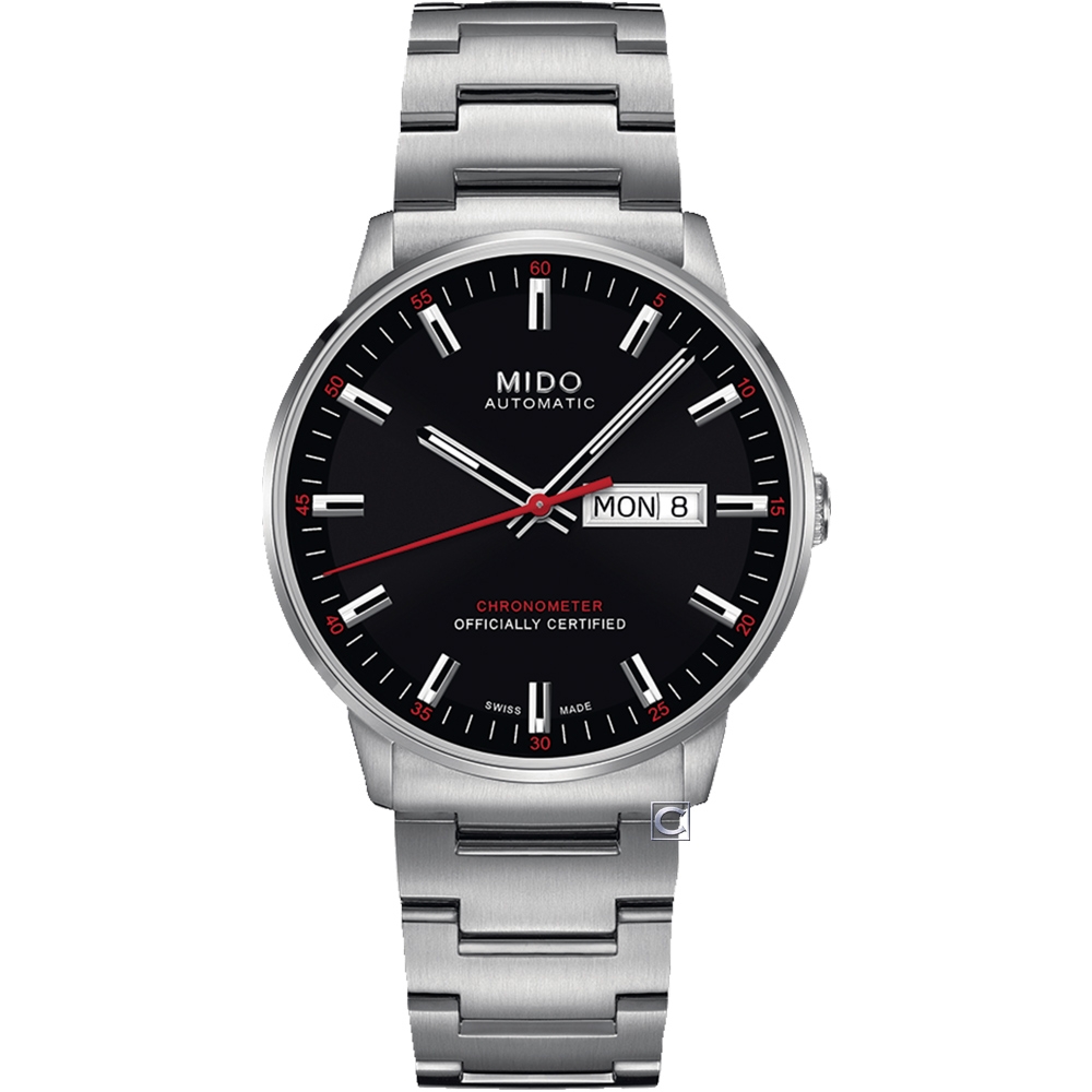 MIDO 美度官方授權 Commander 天文台認證機械錶(M0214311105100)40mm