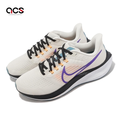 Nike 慢跑鞋 Wmns Air Zoom Pegasus 39 女鞋 米白 紫 路跑 運動鞋 DH4072-006