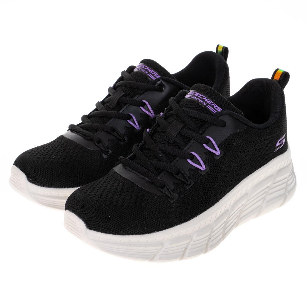 SKECHERS 運動鞋 女運動系列 BOBS B FLEX HI - 117382BLK