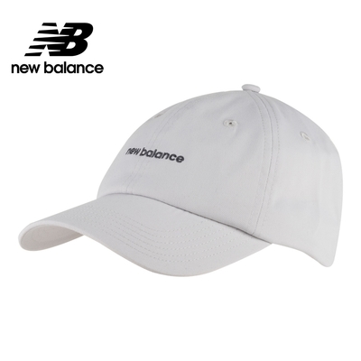 【New Balance】 刺繡NB棒球帽/老帽_中性_白色_LAH21100GYM