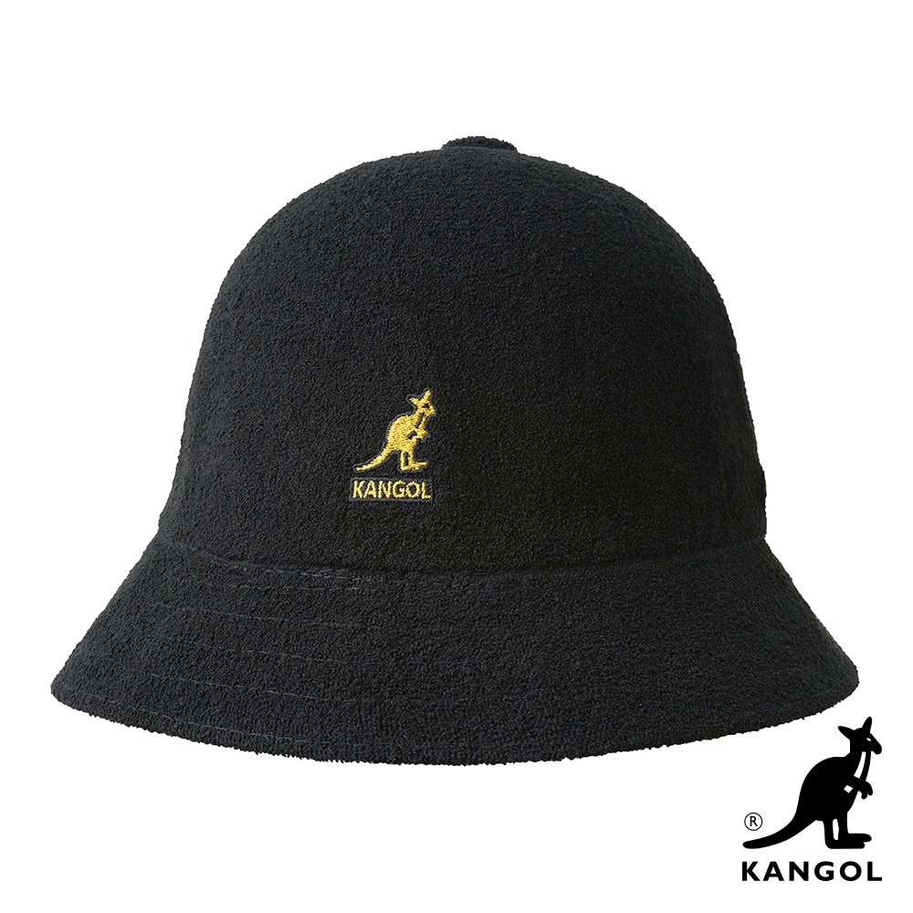 Kangol Bermuda 鐘型帽 黑色金logo 帽子 Yahoo奇摩購物中心