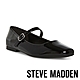 STEVE MADDEN-BERDINE 漆皮圓頭瑪莉珍鞋-黑色 product thumbnail 1