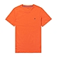 TOMMY 熱銷刺繡Logo圓領素面短袖T恤-橘色 product thumbnail 1