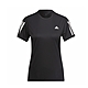 Adidas 短袖 Own The Run 女款 黑 三線 吸濕排汗 運動上衣 柔軟透氣 愛迪達 H59274 product thumbnail 1