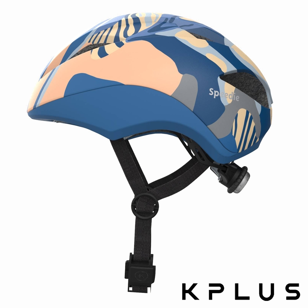 KPLUS SPEEDIE空力型彩色版 兒童休閒運動安全帽-耀眼藍
