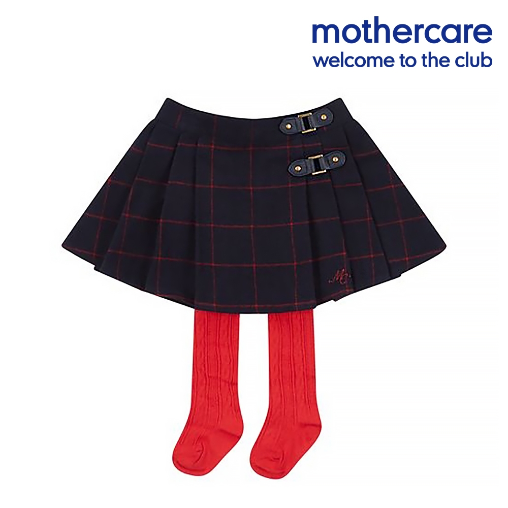 mothercare 專櫃童裝 英倫格紋裙+褲襪 (9個月-5歲)