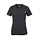 Asics T-Shirts [K11616-94] 女 短袖 T恤 運動 透氣 排汗 吸濕 快乾 台灣製 深麻灰 product thumbnail 1