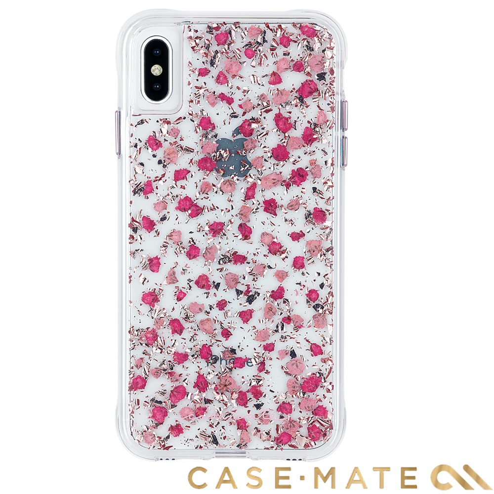 美國Case-Mate iPhoneXS Karat Petals防摔殼-細緻碎花