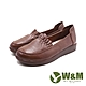 W&M(女)菱格車縫波浪造型樂福鞋 女鞋-棕色(另有黑色) product thumbnail 1