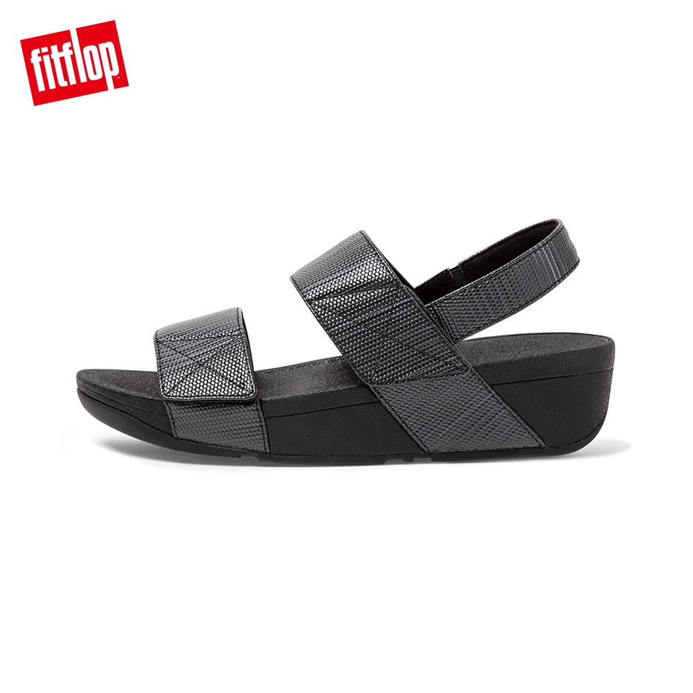 FitFlop MINA TEXTURED GLITZ BACK-STRAP SANDALS寬帶可調整式後帶涼鞋