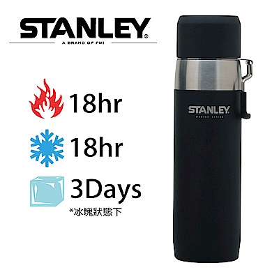 美國Stanley 強悍系列保溫瓶 0.65L-磨砂黑