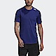 Adidas M D4T HR Tee [HC4246] 男 短袖 上衣 T恤 運動 訓練 亞洲版 涼感 透氣 反光 藍 product thumbnail 1