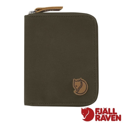 Fjallraven 北極狐 Zip Wallet 防潑水耐磨錢包.皮夾.短夾.零錢包_24216-633 深橄欖