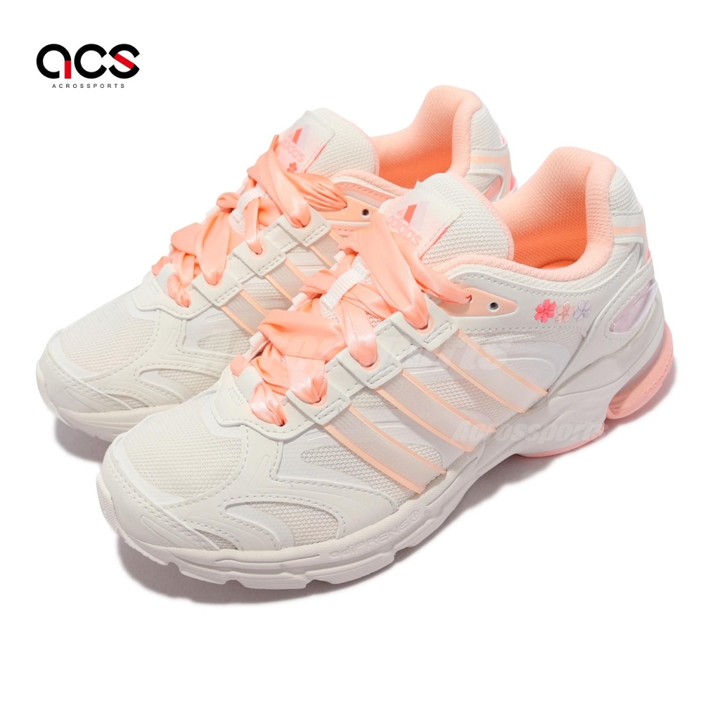 Adidas 慢跑鞋 Spiritain 2000 Cherry Blos 女鞋 粉橘 櫻花 螢光色 路跑 運動鞋 HR0456