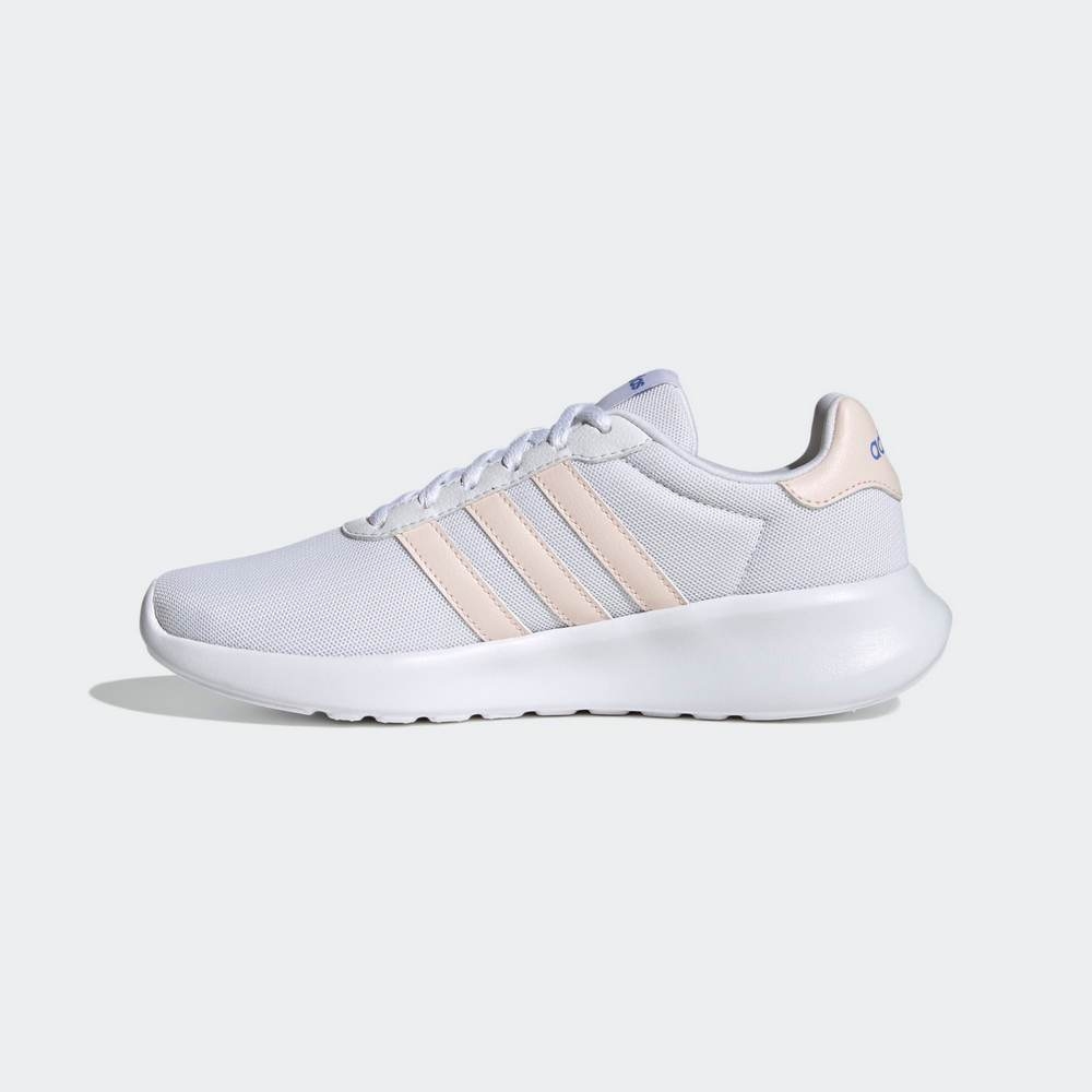 ADIDAS LITE RACER 3.0 女休閒鞋-白粉-HP6103