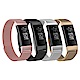 Fitbit Charge 3 米蘭尼斯 金屬手環腕帶 手錶錶帶 時尚替換腕帶 product thumbnail 1