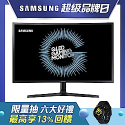 [無卡分期12期] SAMSUNG C32HG70QQE 32型 V