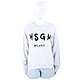 MSGM 品牌字母毛圈襯裡灰色棉質長袖運動衫 大學T product thumbnail 1