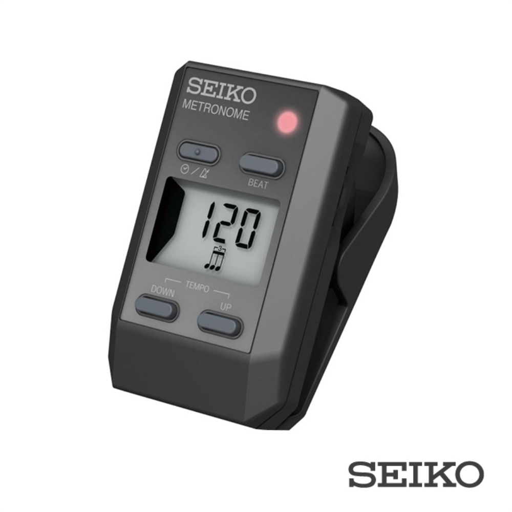 SEIKO DM51夾式數位節拍器 黑
