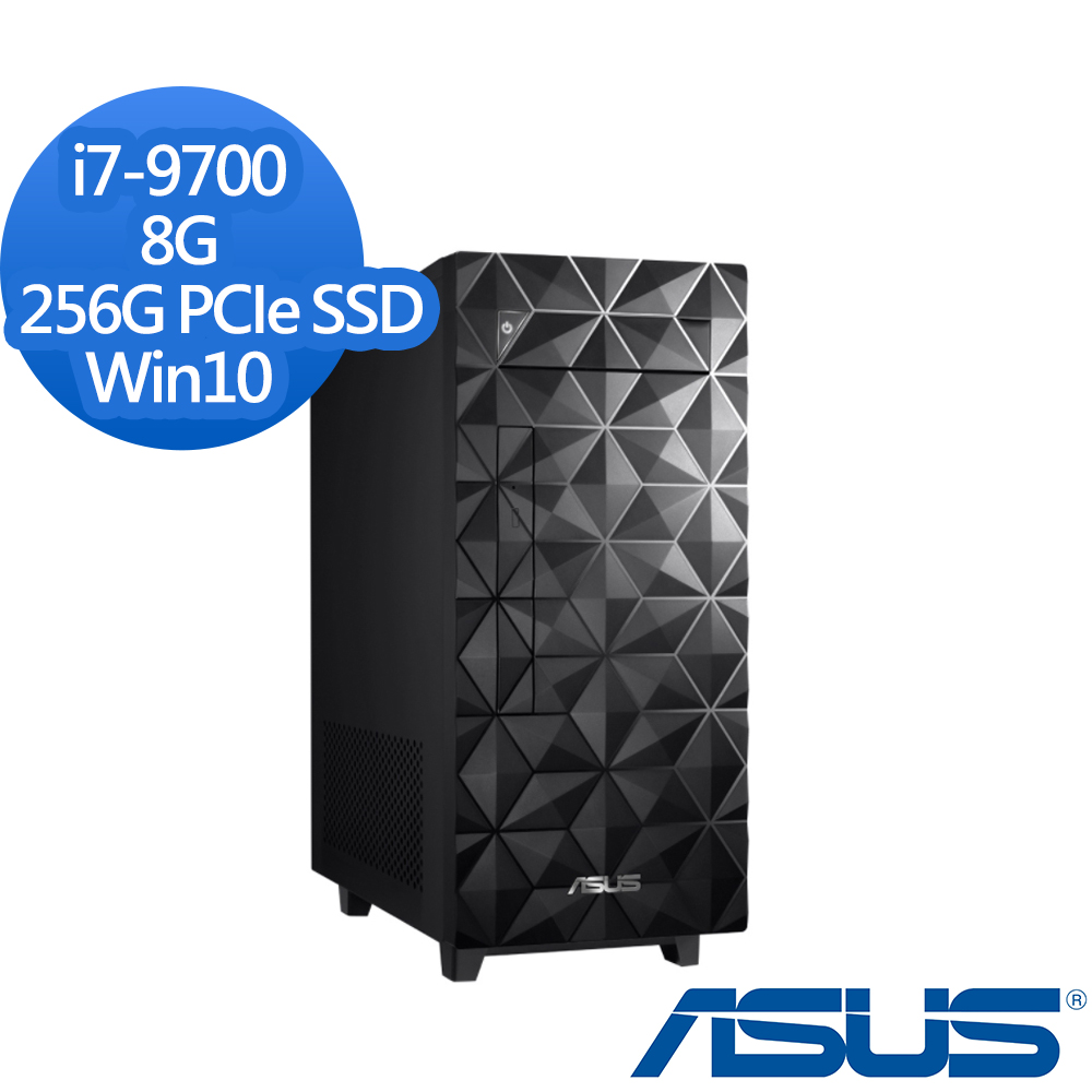 ASUS 華碩 H-S340MF-I79700046T i7-9700/8G/256G PCIe SSD/Win10/三年保固