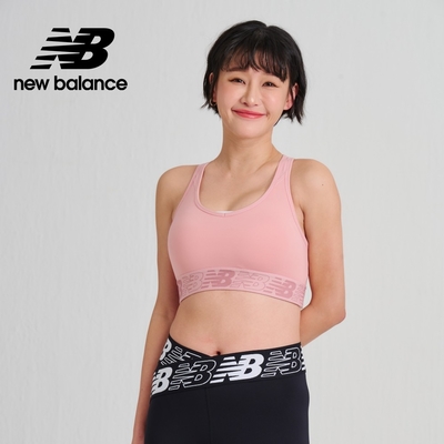 [New Balance]透氣排汗T字型美背運動內衣_女性_灰粉色_AWB11034POO