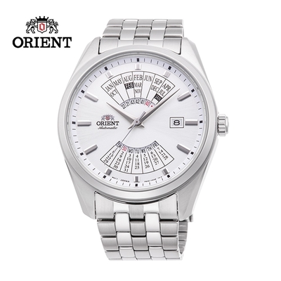 ORIENT 東方錶 MULTI-YEAR CALENDAR系列 萬年曆機械錶 RA-BA0004S 白色 - 43.5mm