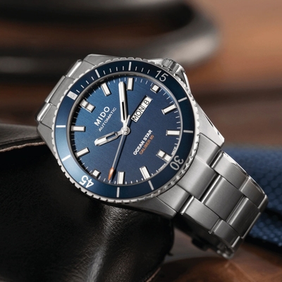 MIDO美度 官方授權 OCEAN STAR海洋之星 潛水機械腕錶 禮物推薦 畢業禮物 42.5mm/M0264301104100