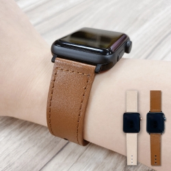 Apple Watch 真皮皮革 手錶替換錶帶 42/44/45/49mm
