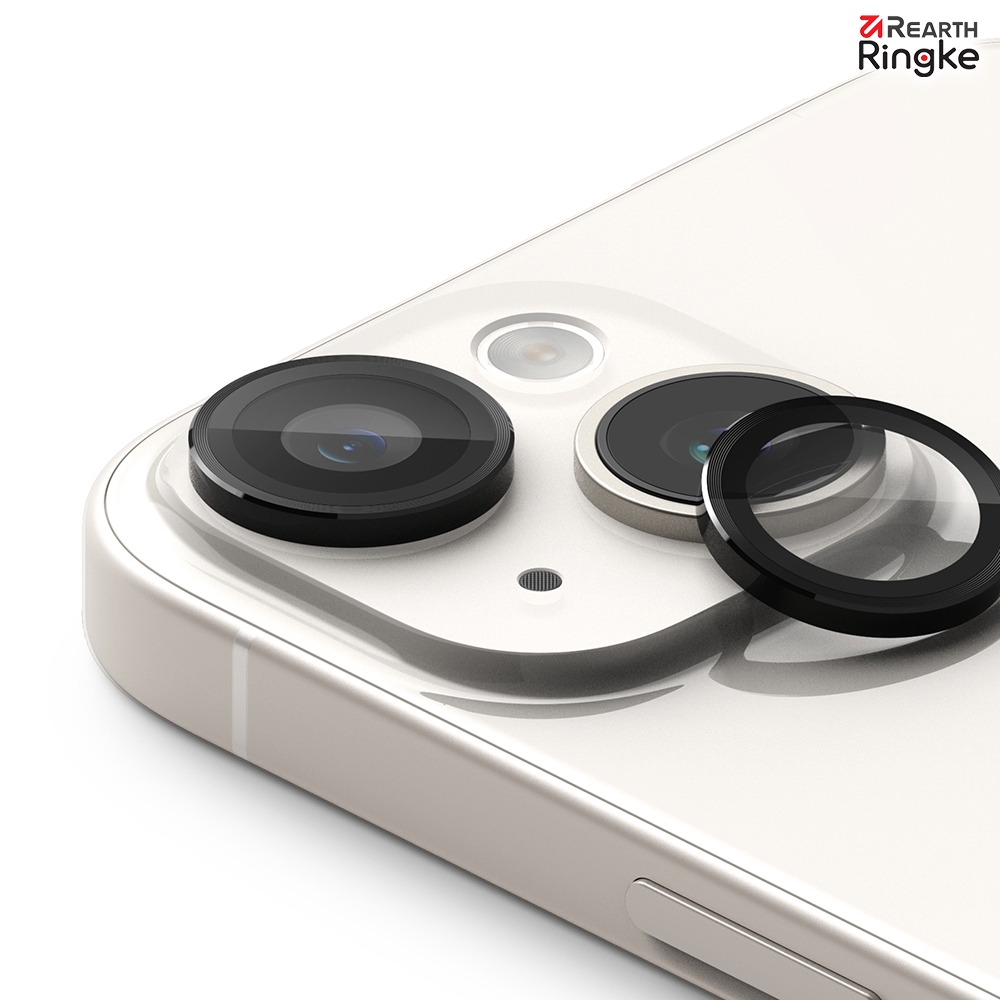 【Ringke】iPhone 15 Plus / 15 [Camera Lens Frame Glass] 鋼化玻璃鏡頭保護鋁框