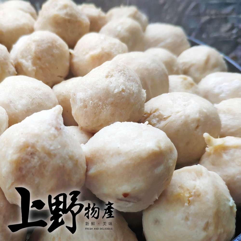 【上野物產】台灣頂級脆爽可口鱈魚丸（240g±10%/約20顆/包） x5包