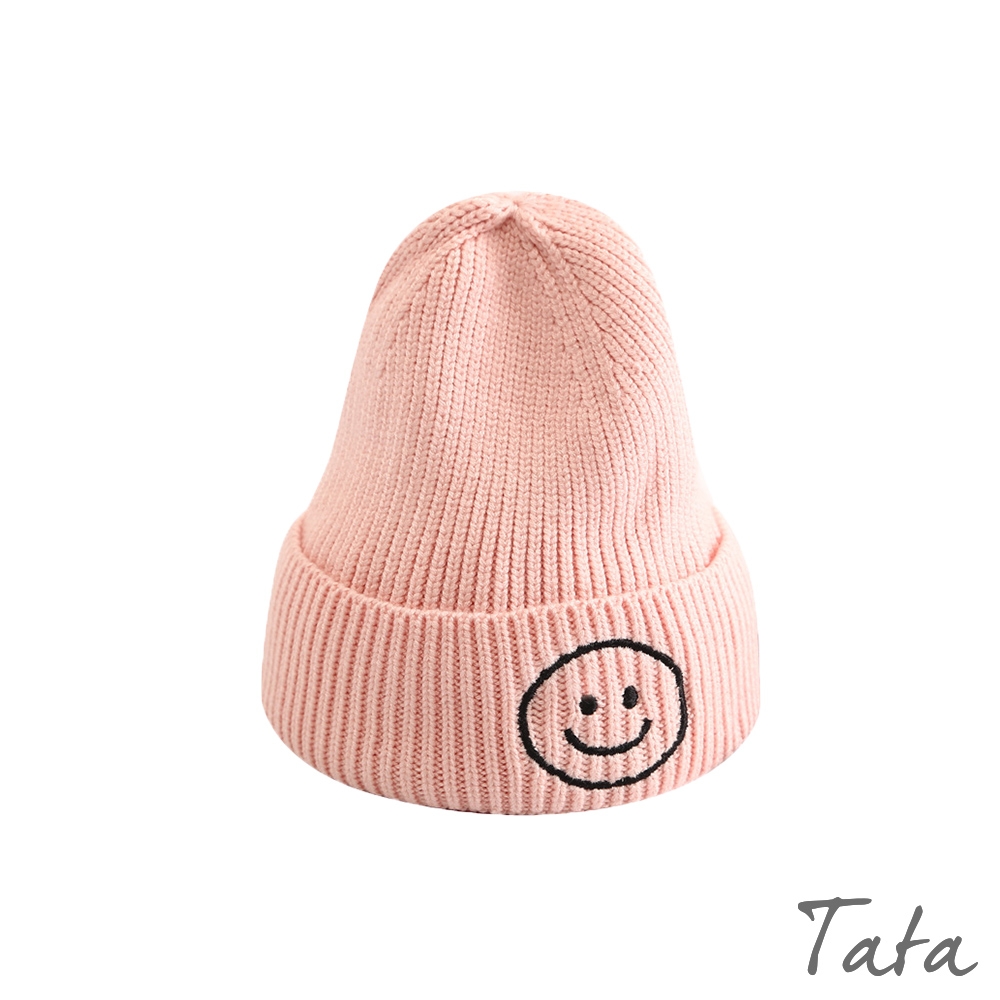 童裝 刺繡笑臉保暖針織帽 共二色 TATA KIDS