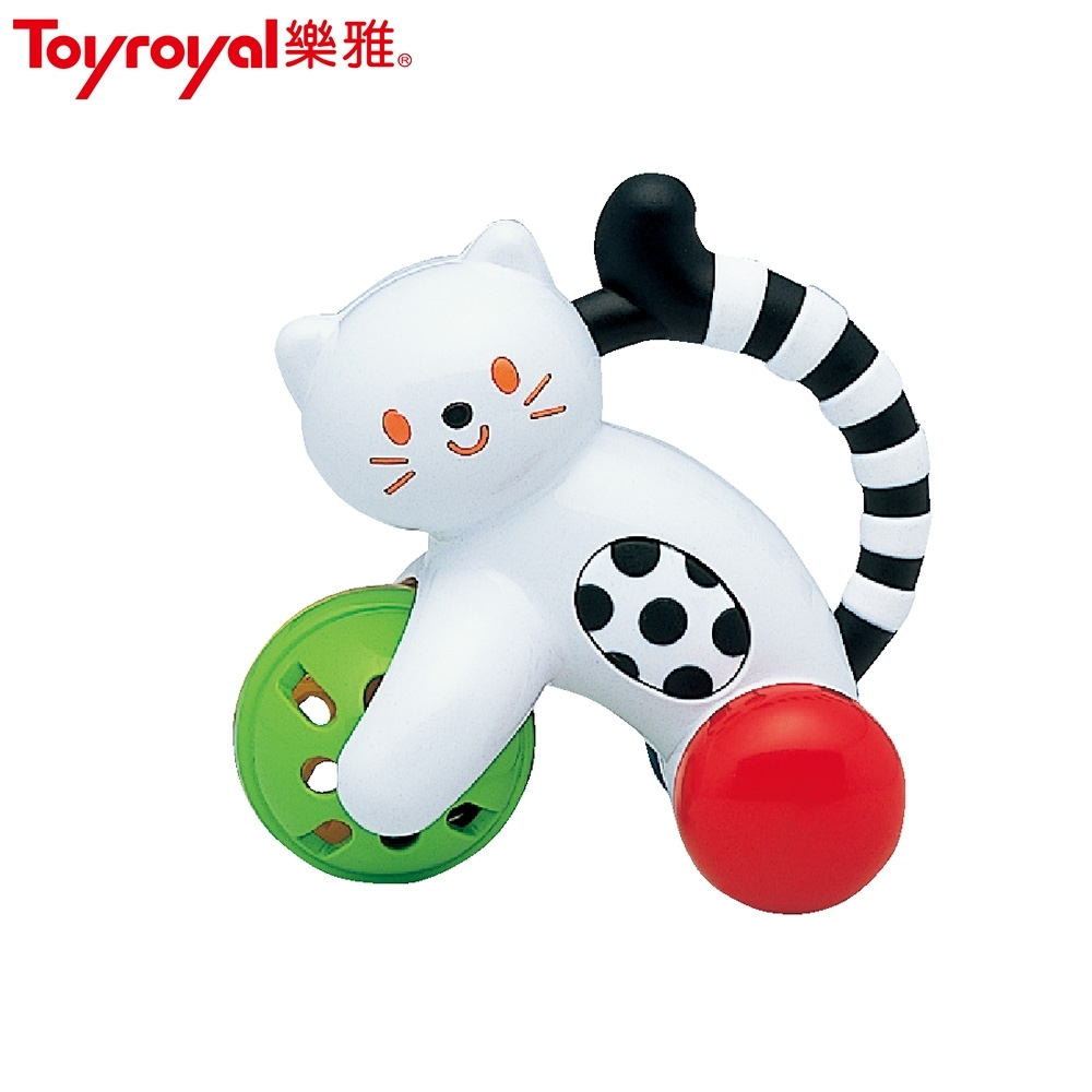 日本《樂雅 Toyroyal》經典小貓搖鈴