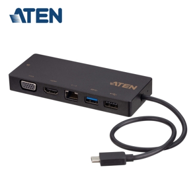 ATEN USB-C 5合1迷你擴充基座(UH3236)