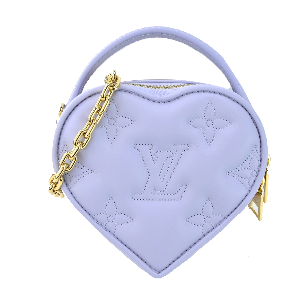 Louis Vuitton Pop My Heart 絎縫小牛皮鏈帶手提/斜背包(紫丁香)M82041