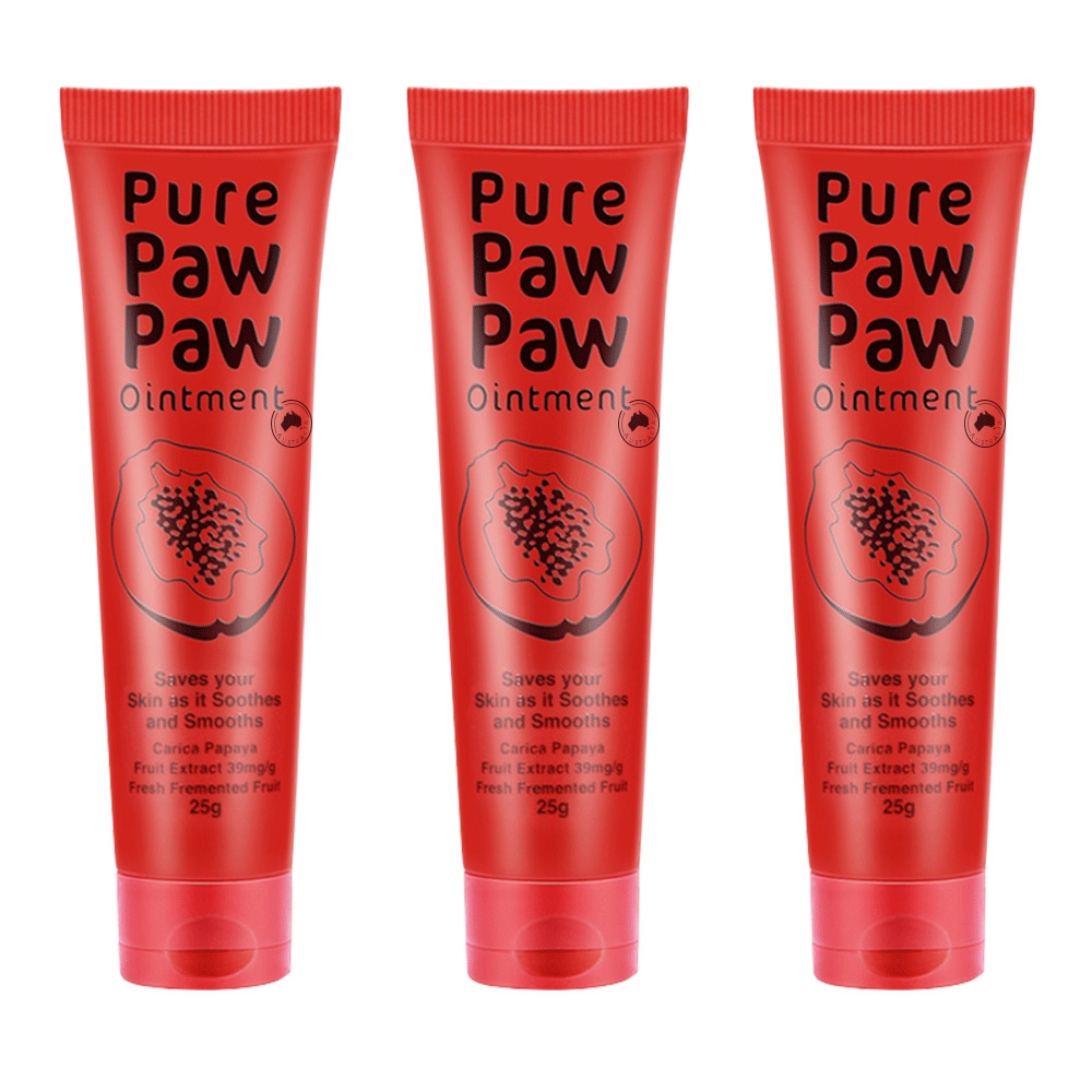 Pure Paw Paw 澳洲神奇萬用木瓜霜 25g*3 (紅)