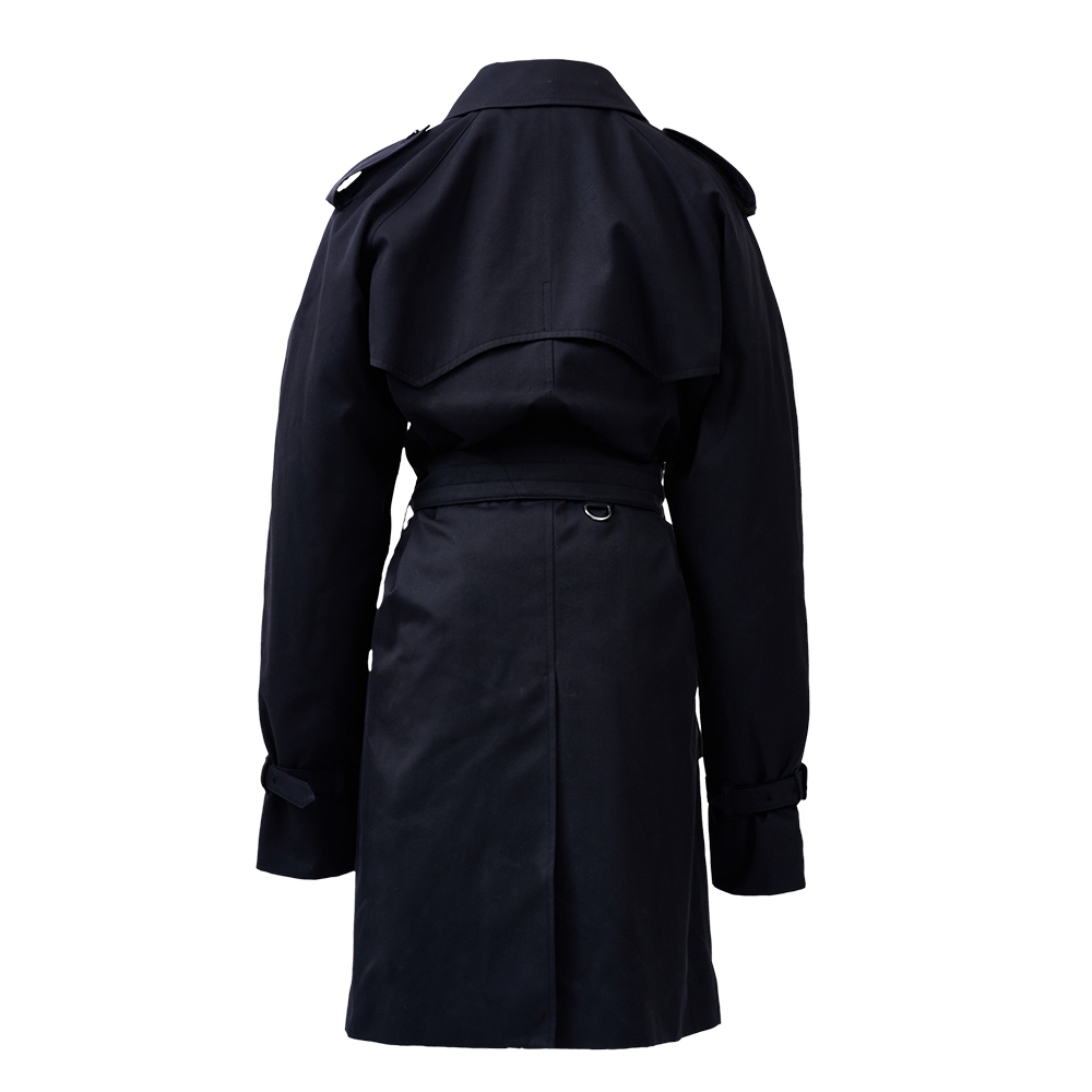 Aquascutum Corby Db Trench Coat NAVY