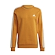 adidas T恤 Essentials Sweatshirts 男款 愛迪達 三線 基本款 圓領 復古 黃 白 H12168 product thumbnail 1