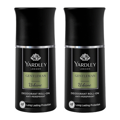 YARDLEY雅麗 英國都會男性體香劑 50ml*2入組 (滾珠式)